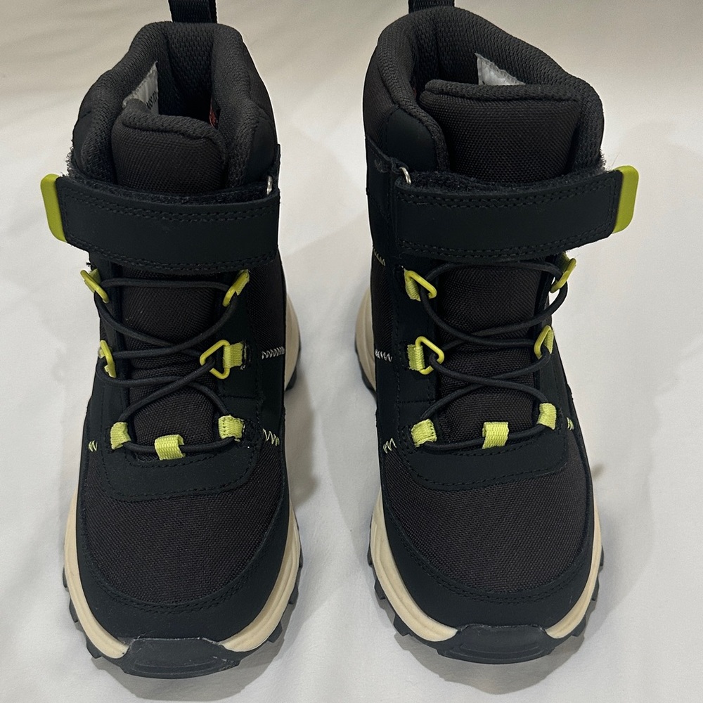 Kids Black and Yellow Adventure Boots